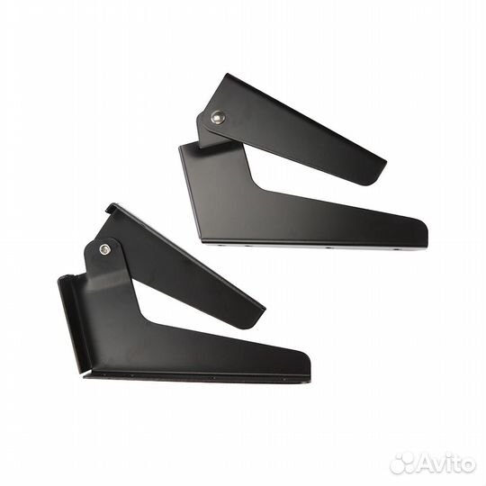 Петли складного кресла алюминиевые, (серые)