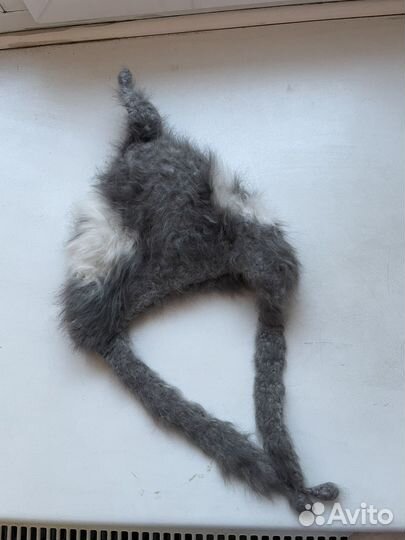 Шапка из козьегг пуха