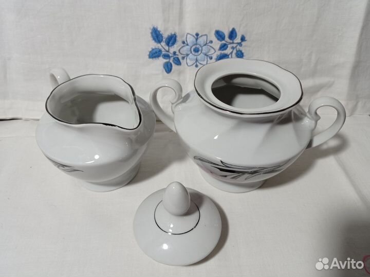 Молочник сахарница из сервиза рига СССР