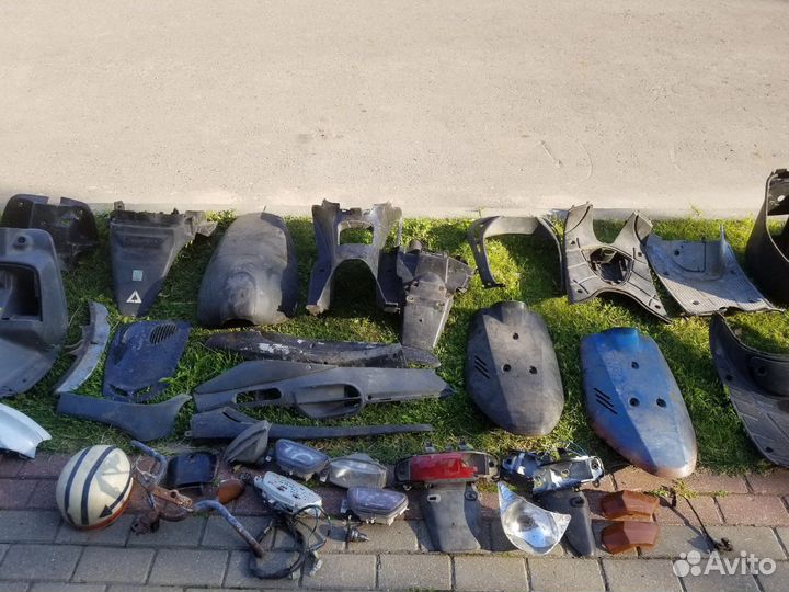 Пластик на японские скутеры