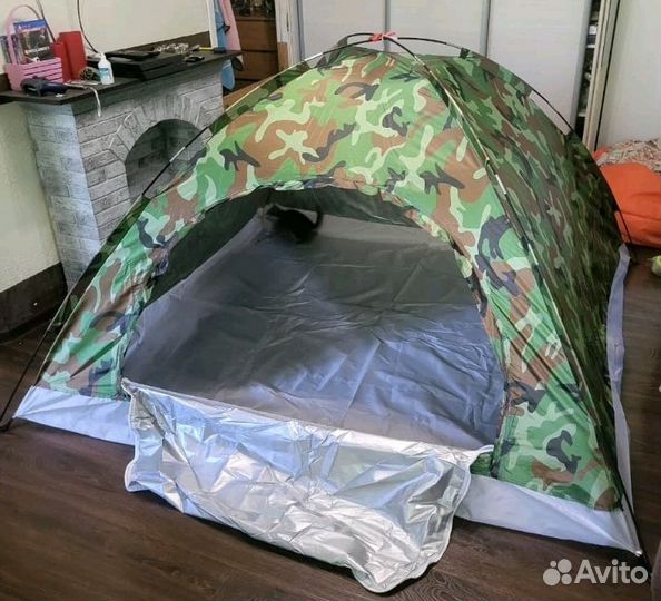 Палатка 4 местная влагостойкая(195/195см)