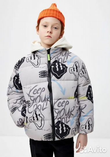 Куртка на мальчика теплая размер 158