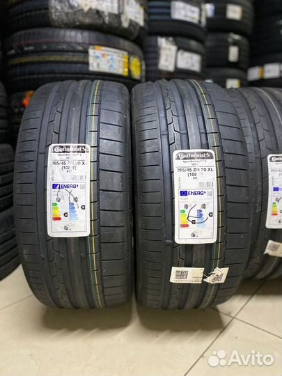 Continental SportContact 6 295/40 R20 и 265/45 R20 110Y