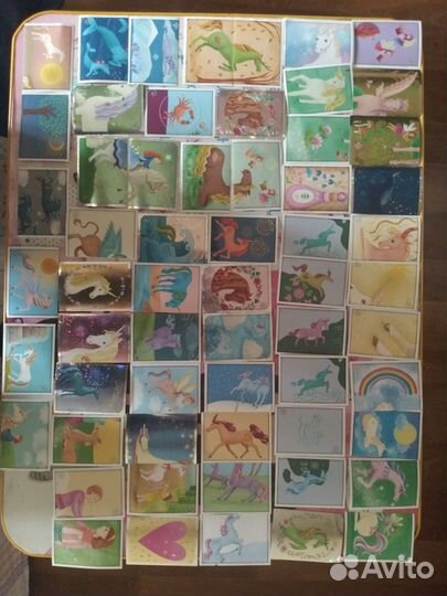 Единороги альбом с наклейками для девочек