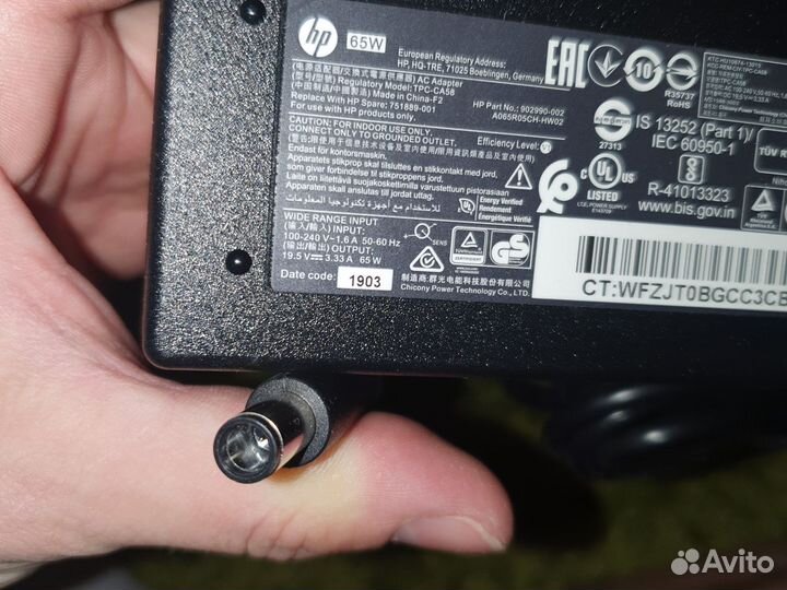 Блок питания для ноутбука hp dell и обычные