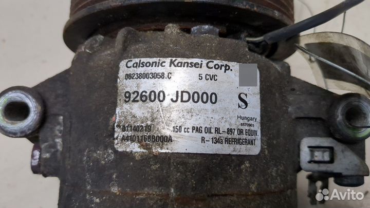 Компрессор кондиционера Nissan Qashqai, 2008