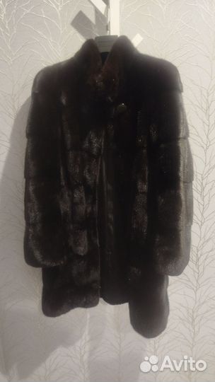Шуба норковая blackglama 44 46