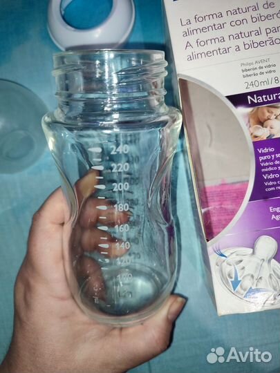 Бутылочка avent стекло