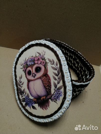 Корзинка с совой