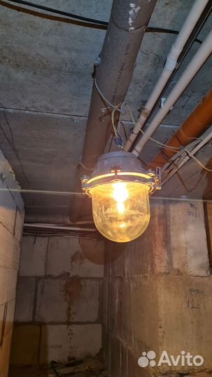 Светильник военный лофт. Привезу бесплатно