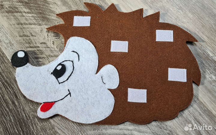 Развивающий ёжик из фетра