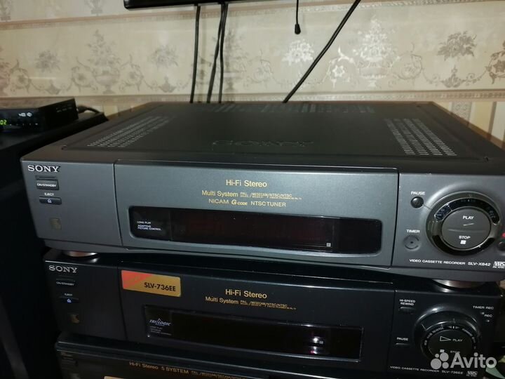 Видеомагнитофон sony hi fi стерео