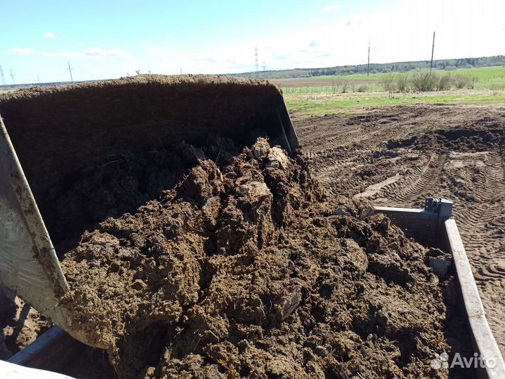 Навоз коровий, земля. Доставка