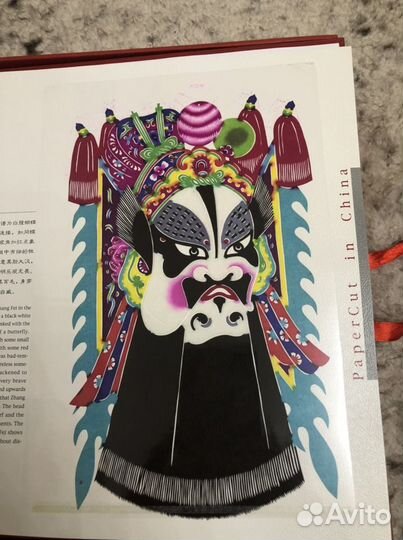 Маски Пекинской Оперы. Бумажная вырезка