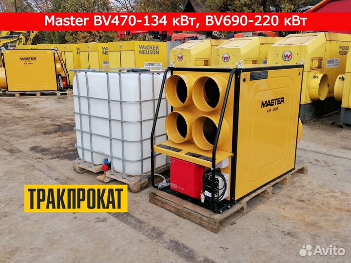 Аренда тепловых пушек от 9 кВт до 220 кВт