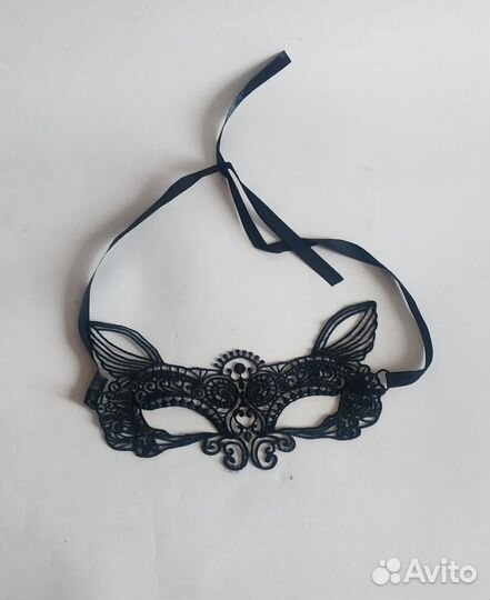 Маска-кошка тканевая