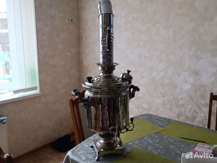 Самовар на дровах ведерный