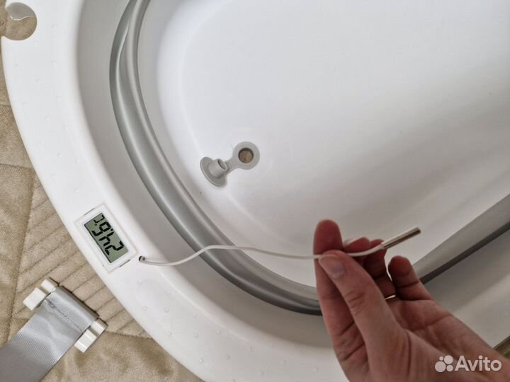 Ванночка для купания складная с термометром