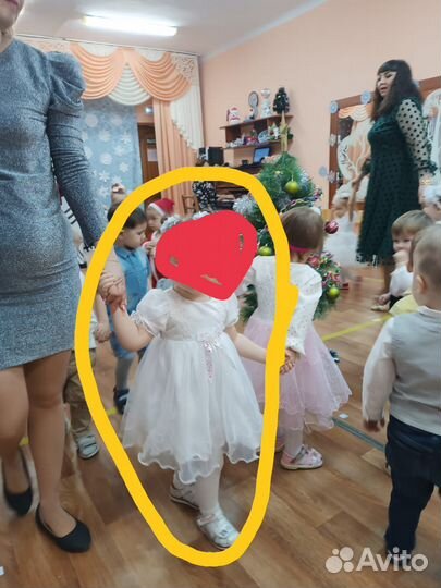 Платье праздничное на девочку 86 92