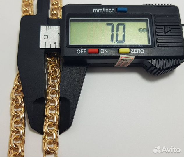 Новый золотой браслет плотный Бисмарк 24,5гр