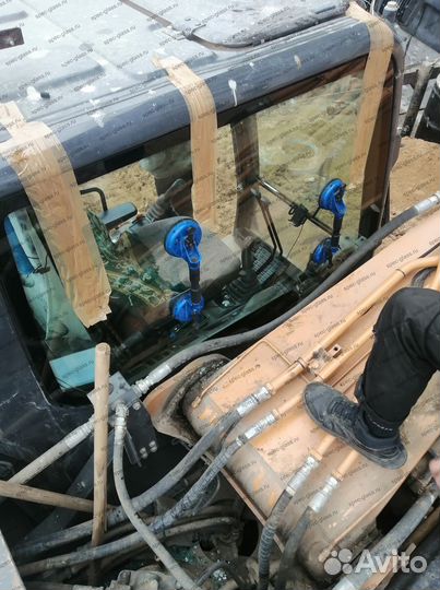 2903-1214 Стекло двери нижнее doosan Solar