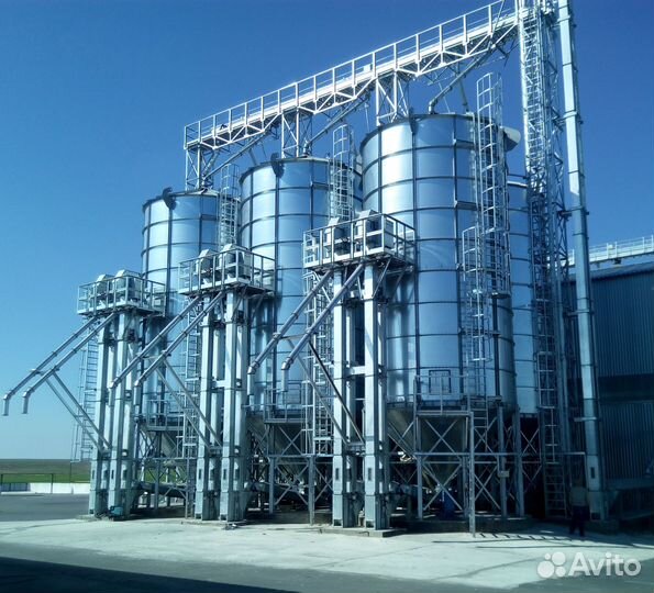 Силос для зерна конусное дно свк