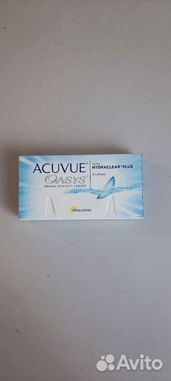 Линзы контактные acuvue oasys