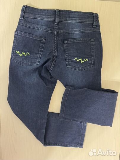 Джинсы тонкие для мальчика 122