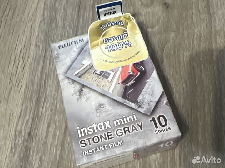 Картриджи fujifilm instax mini stone gray