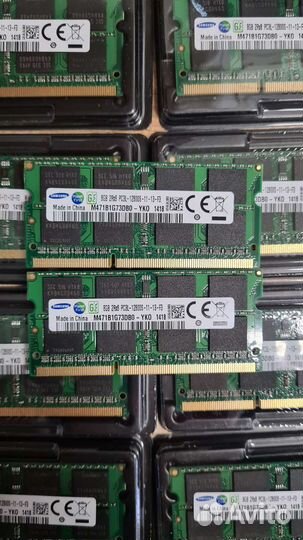 Озу для ноутбука Samsung ddr3l 4 Гб и 8 Гб (новая)