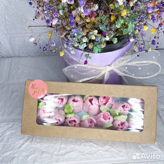 Зефирные тюльпаны. Букеты на выпускной