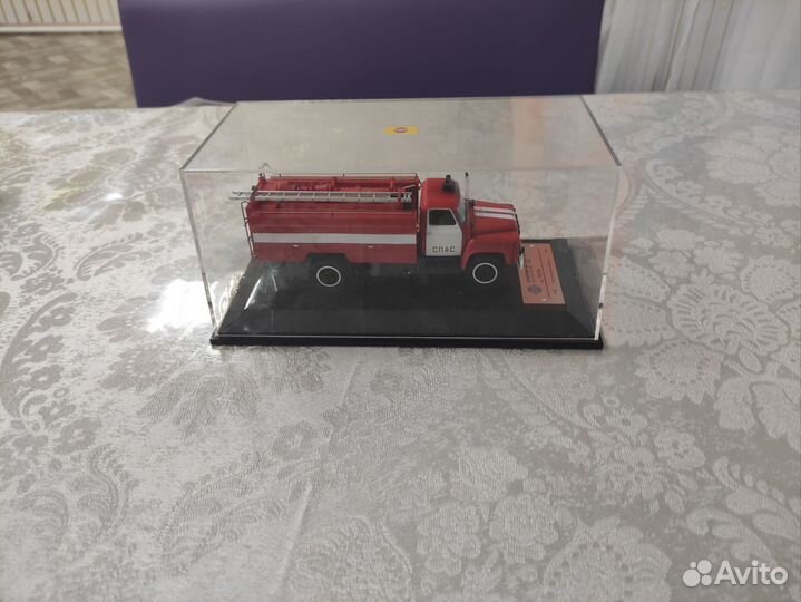 Модель 1:43 ssm пожарная машина ац-30(5312) спас