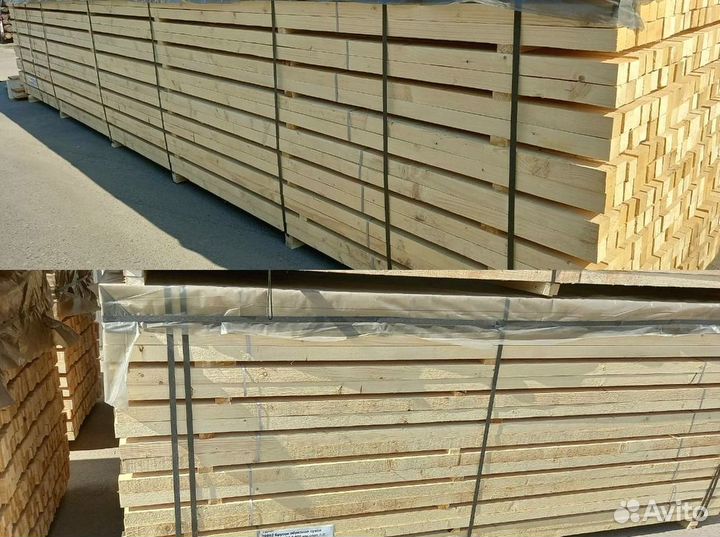 Брусок обрезной сухой 45*60*4000 мм сорт 1-2