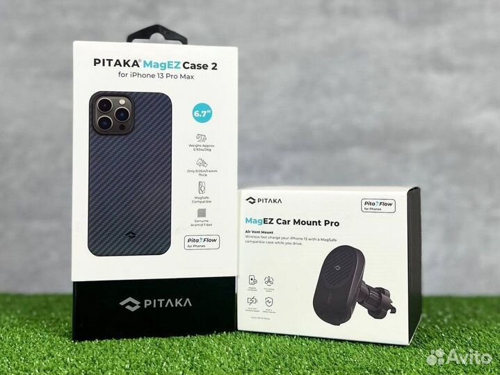 Набор Pitaka 13 /13 Pro /13 Pro Max + Держатель Qi