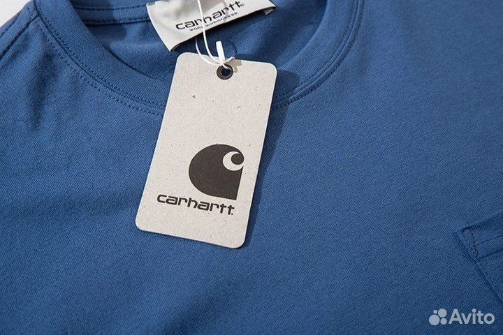 Футболка carhartt бежевая