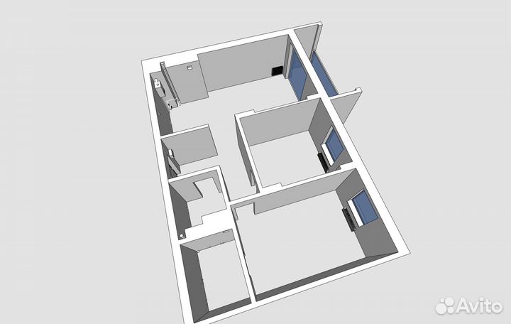 Замеры помещения / Обмер дома, квартиры