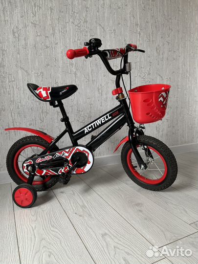 Детский велосипед 12 двухколесный