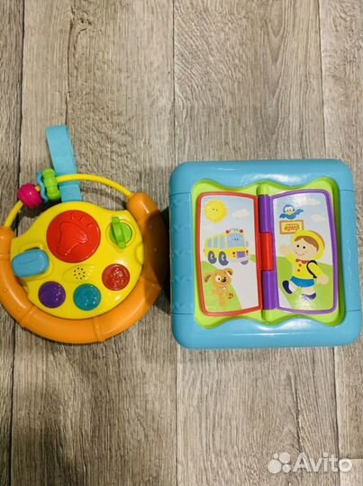 Руль и музыкальный кубик