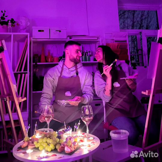 Арт-свидание, вечеринка, мастер класс по рисованию