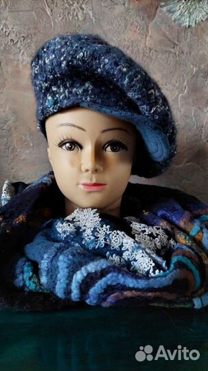 Берет женский шерсть