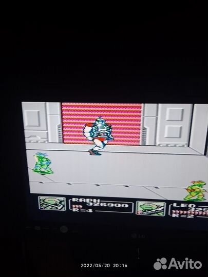 Картридж денди Черепашки ниндзя 2и3 9жизней