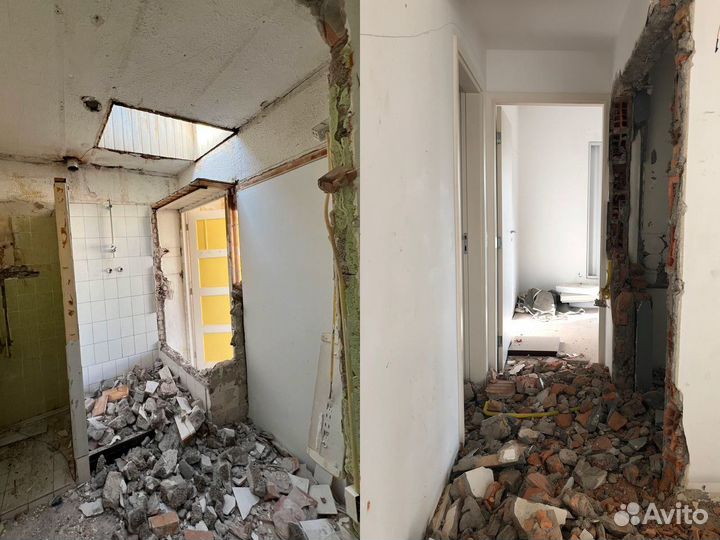 Демонтаж любой сложности снос стен