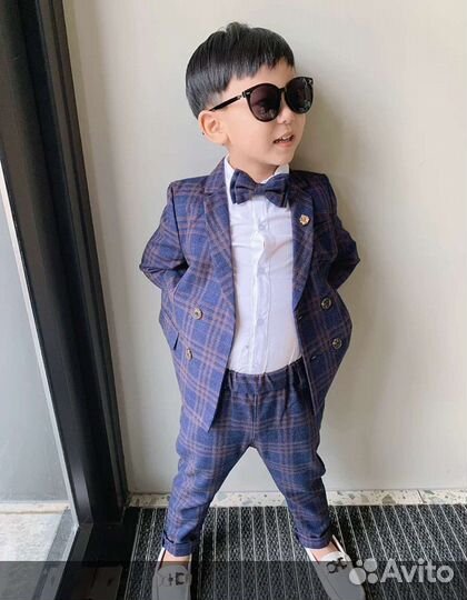 Школьная форма синяя для мальчика 122