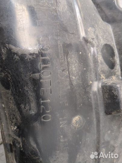 Защита арок (подкрылок) Subaru Impreza (G11), 2006