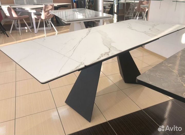 Стол из керамогранита раздвижной SKR-10098