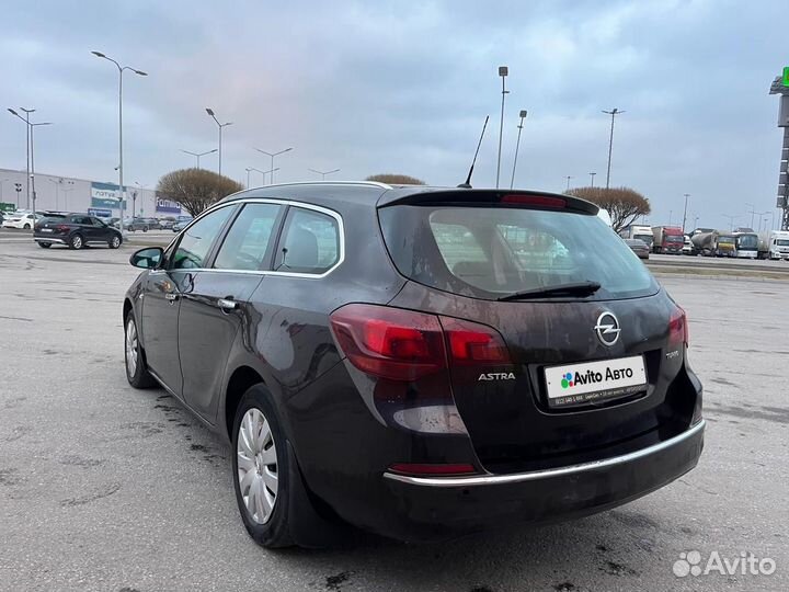 Opel Astra 1.4 AT, 2013, 211 342 км