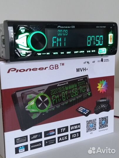 Автомобильная магнитола Pioneer с блютузом