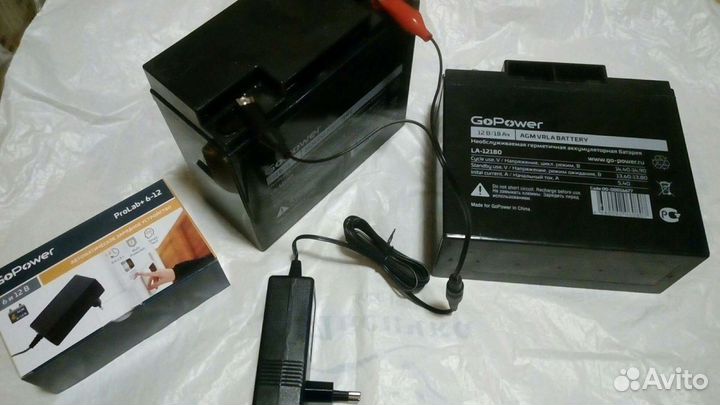 Аккумулятор для бензогенератора 12V 18 Ah новый