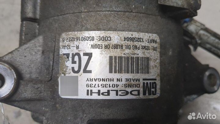 Компрессор кондиционера Opel Astra J, 2011