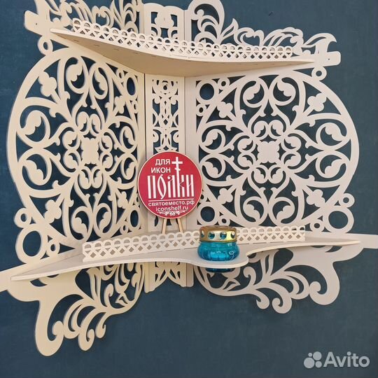 Иконостас угловой с местом под лампадку 63